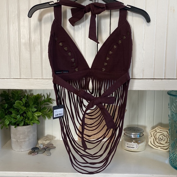 Arabian Nights String Studded Halter Bra - Large - Picture 7 of 9